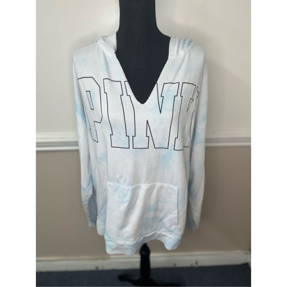 PINK Victoria’s Secret Oversized Tie Dye Hoodie Size Medium